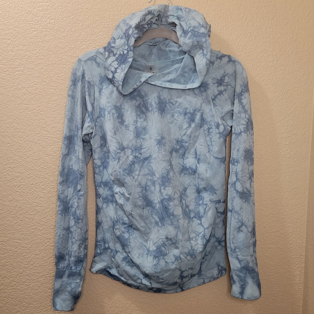 Climawear Seamless Longsleeve Hoodie Tye Dye Size Medium